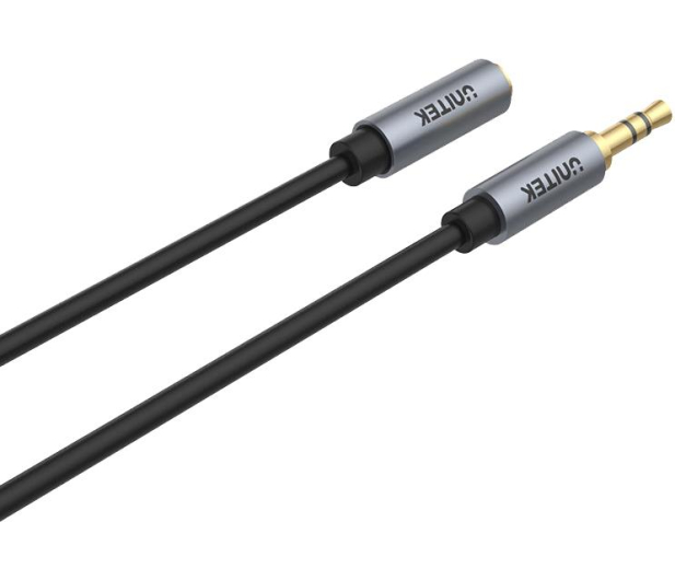 UNITEK Przedłużacz Jack 3.5mm - Jack 3.5mm 1m Y-C932ABK - 389328 - zdjęcie 3